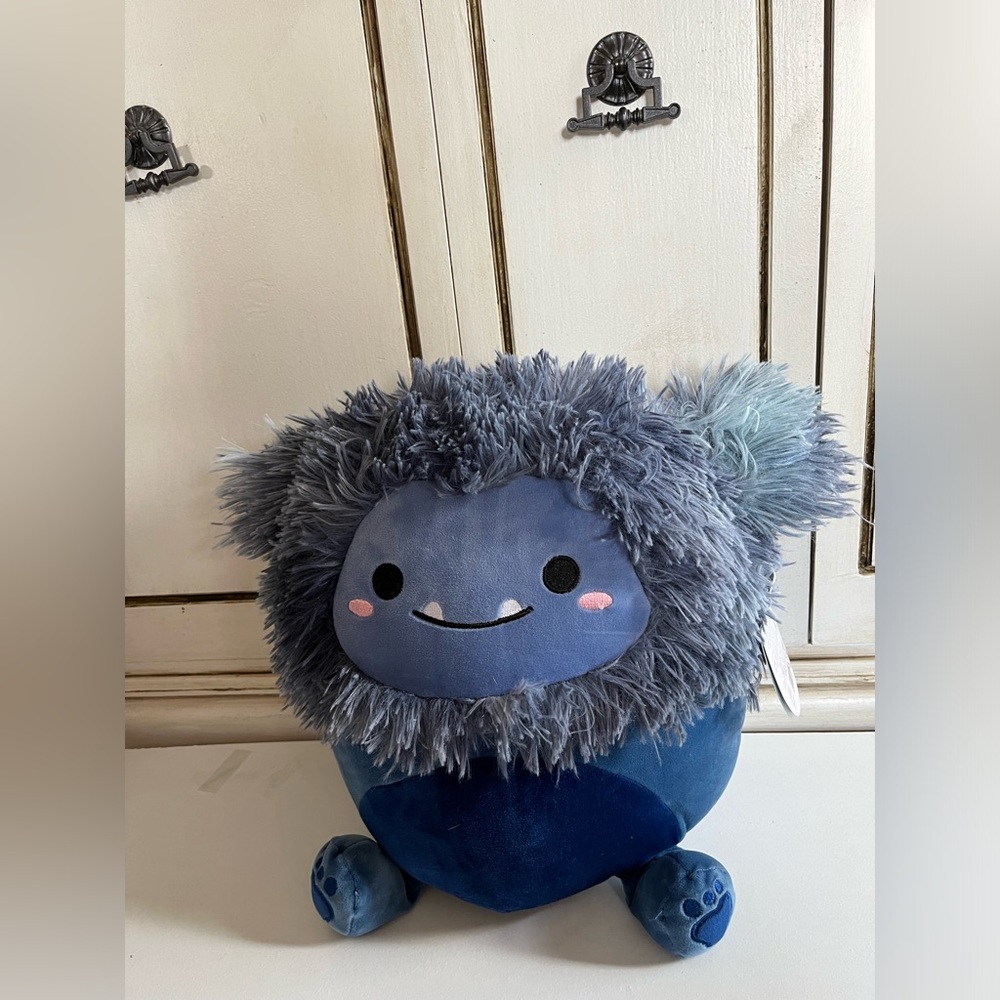 NWT Squishmallows 11" Dani the Navy Blue Bigfoot Yeti Plush Toy Soft Plush Toy